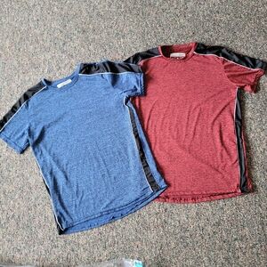 Activewear T-Shirts - Blue and Red